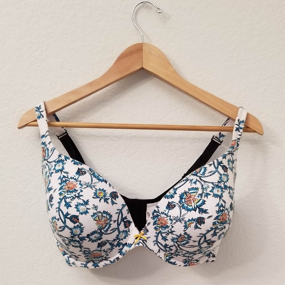Floral Print Cacique Underwire Bra